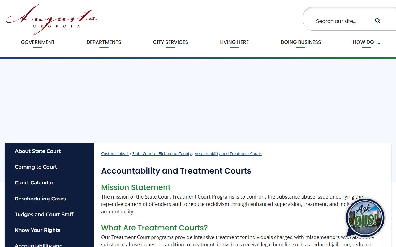 Richmond County arrest records and court charges accountability court source