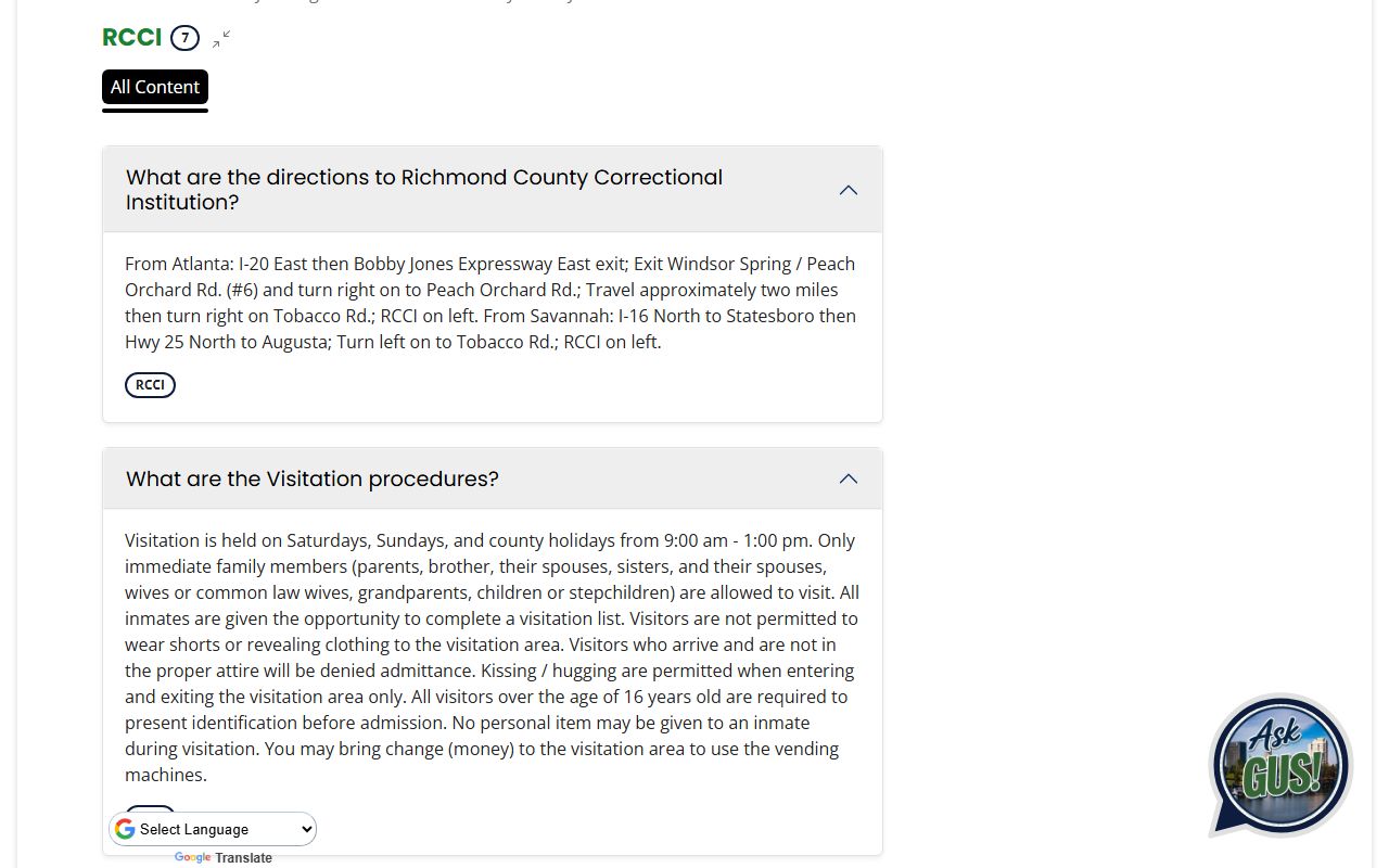 Richmond County inmate records inmate packages and money FAQ source