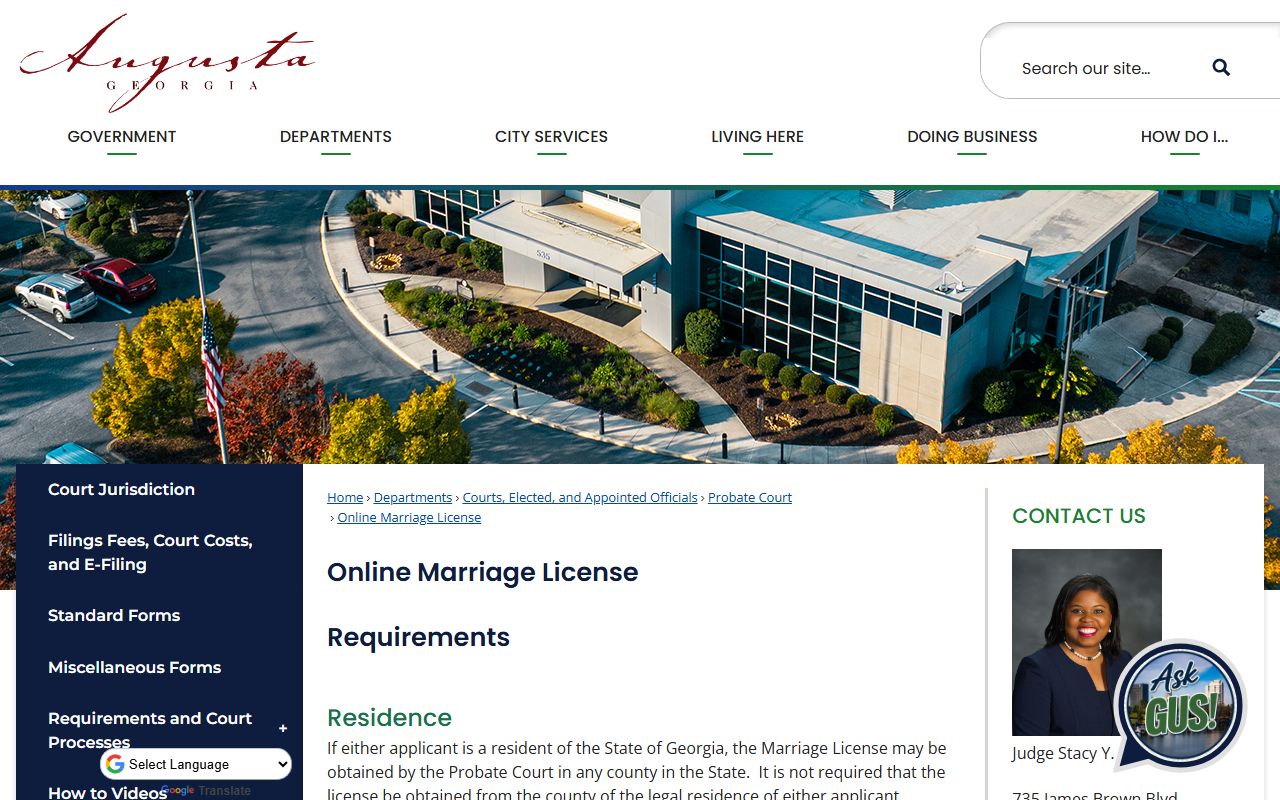 Richmond County marriage records online marriage license page